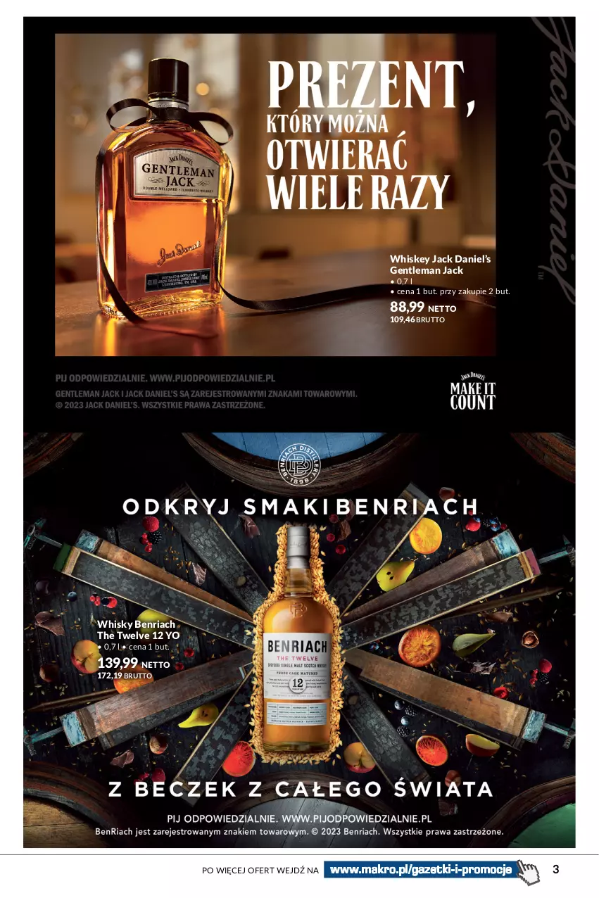 Gazetka promocyjna Makro - Katalog Whisky - ważna 15.09 do 30.09.2023 - strona 3 - produkty: Whiskey, Whisky