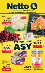 Gazetka promocyjna Netto - Artykuły spożywcze - Gazetka - ważna od 28.09 do 28.09.2022 - strona 1 - produkty: Kalafior, Krakus, Ser, Por, Miód, Wino