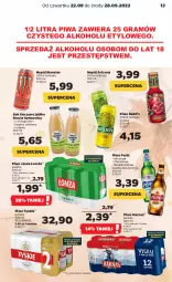 Gazetka promocyjna Netto - Artykuły spożywcze - Gazetka - ważna od 28.09 do 28.09.2022 - strona 13 - produkty: Piwa, Piwo, Sok, Gra, Tyskie, Perła, Piwo jasne, Wino, Harnaś, Napój