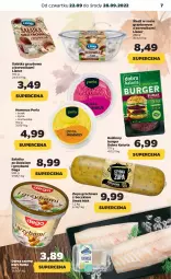 Gazetka promocyjna Netto - Artykuły spożywcze - Gazetka - ważna od 28.09 do 28.09.2022 - strona 7 - produkty: Sałatka, Hummus, Sos, Por, Mus, Zupa, Dega, Sałat, Burger, Dorsz, Groch, Roślinny burger, Lisner