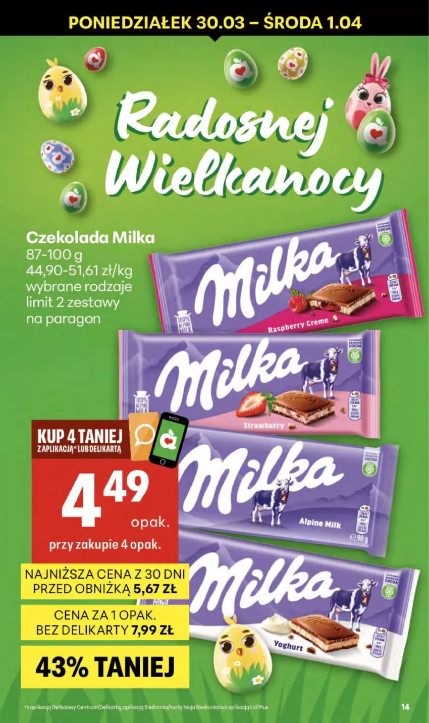 Gazetka promocyjna Delikatesy Centrum - Franczyza DC13 Czwartek - ważna 26.03 do 01.04.2026 - strona 14