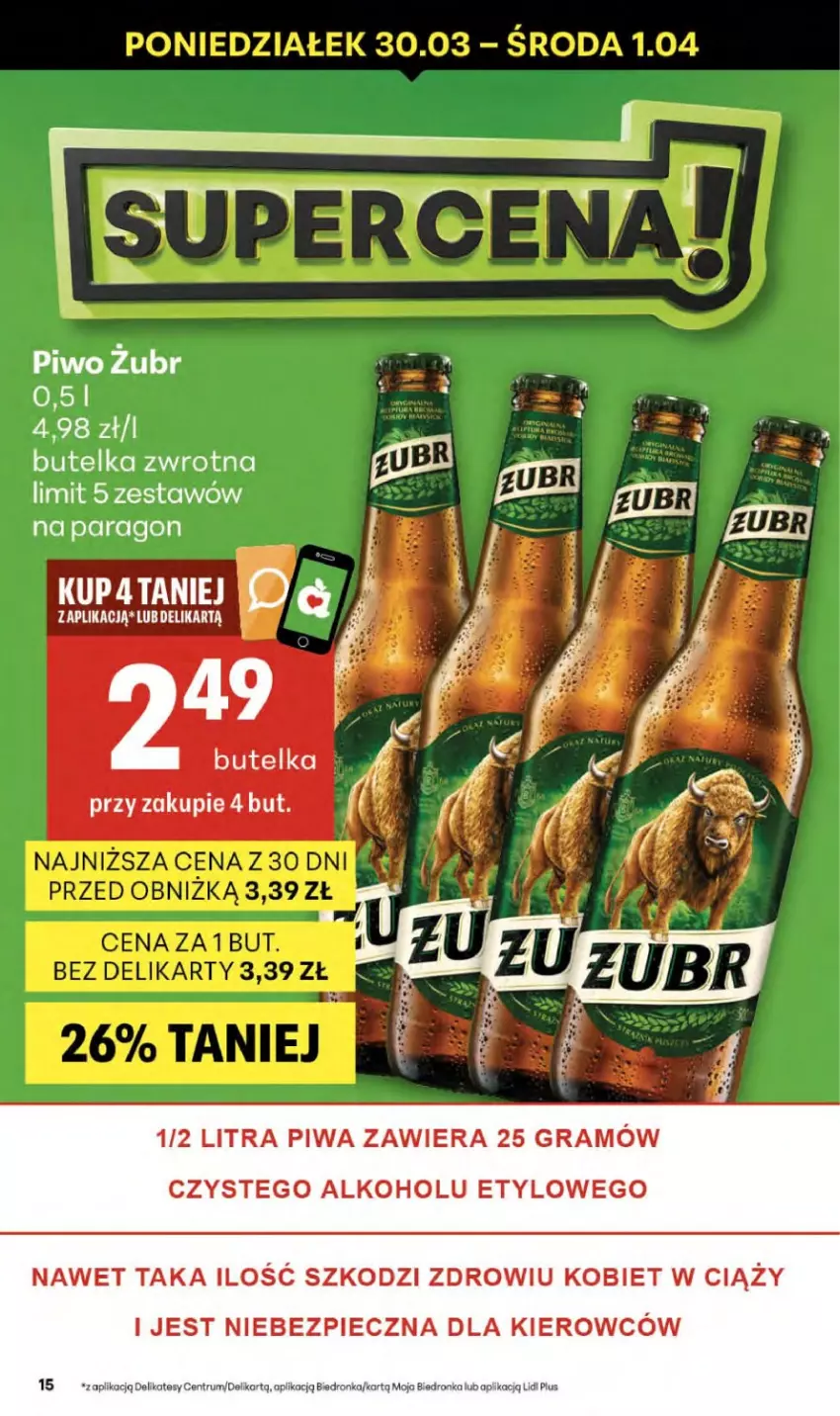 Gazetka promocyjna Delikatesy Centrum - Franczyza DC13 Czwartek - ważna 26.03 do 01.04.2026 - strona 15 - produkty: Gra, Piec, Piwa, Piwo, Rum