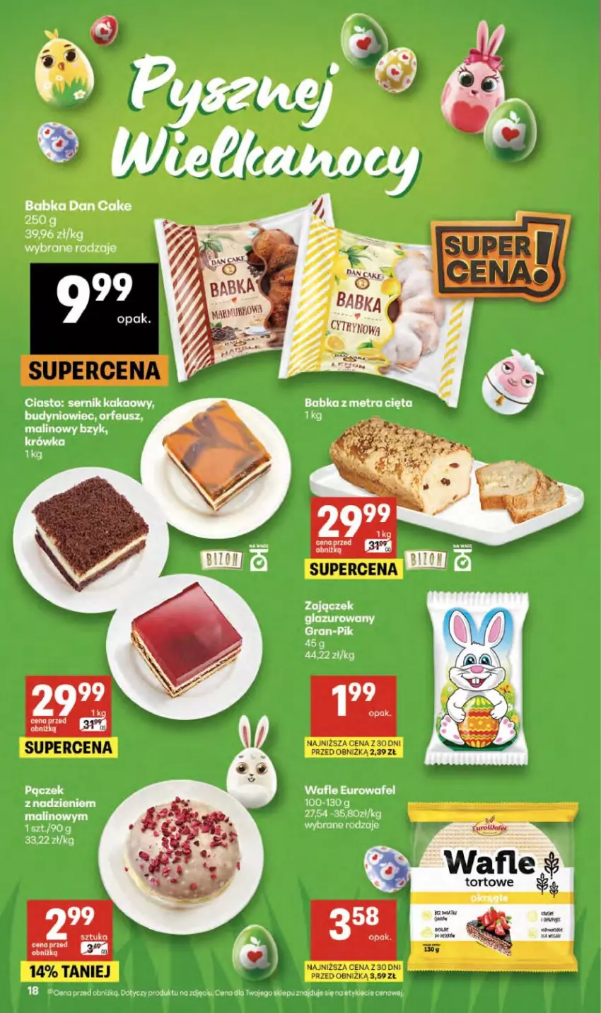 Gazetka promocyjna Delikatesy Centrum - Franczyza DC13 Czwartek - ważna 26.03 do 01.04.2026 - strona 18 - produkty: Kakao, Ser, Wafle