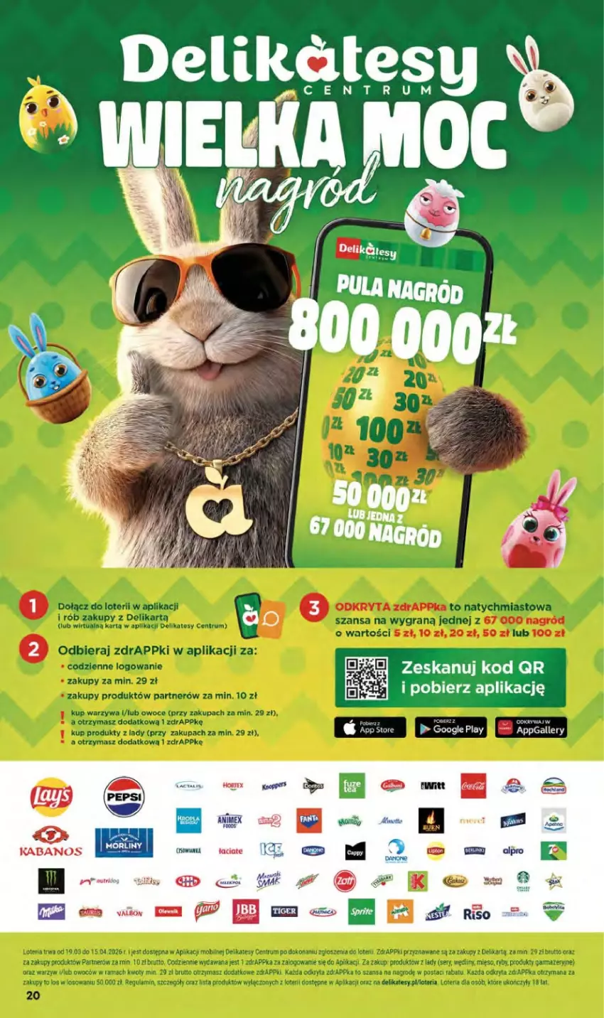 Gazetka promocyjna Delikatesy Centrum - Franczyza DC13 Czwartek - ważna 26.03 do 01.04.2026 - strona 20 - produkty: Fa, Rum