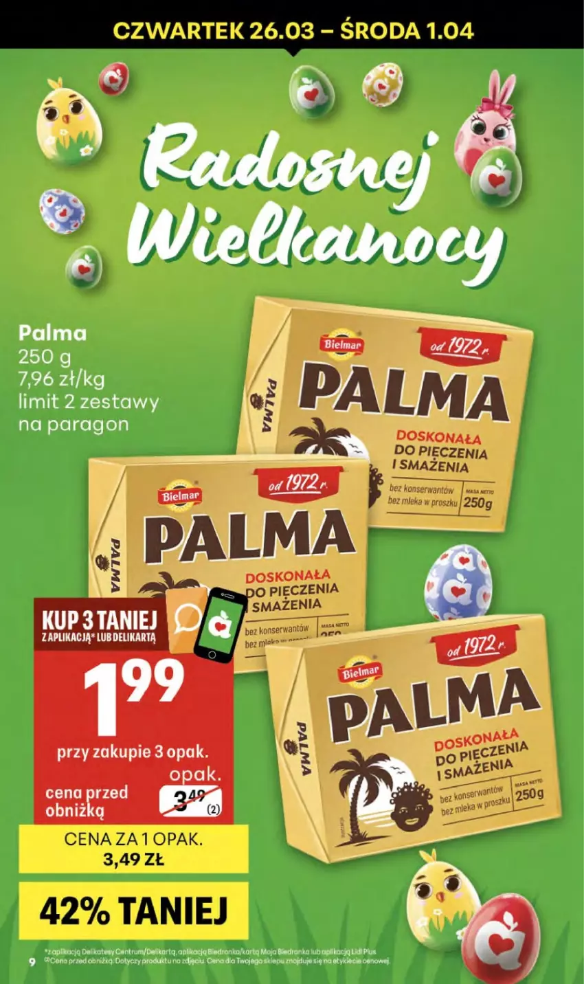 Gazetka promocyjna Delikatesy Centrum - Franczyza DC13 Czwartek - ważna 26.03 do 01.04.2026 - strona 9 - produkty: Palma, Piec, Rum, Ser