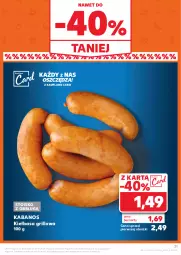 Gazetka promocyjna Kaufland - Gazetka tygodnia - Gazetka - ważna od 24.07 do 24.07.2024 - strona 21 - produkty: Stek, Kabanos, Grill, Kiełbasa