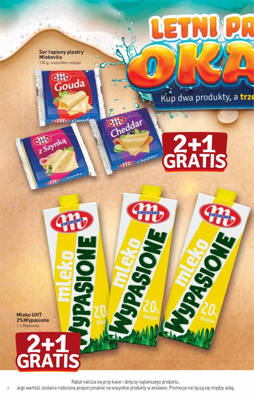 Gazetka promocyjna Stokrotka - Supermarket - ważna 03.08 do 09.08.2023 - strona 2 - produkty: Mleko, Mlekovita, Por, Ser, Ser topiony, Top