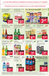Gazetka promocyjna Stokrotka - Supermarket - Gazetka - ważna od 09.08 do 09.08.2023 - strona 18 - produkty: Piwa, Piwo, Warzywa, Sok, Gra, 7up, Napój energetyczny, Chipsy, Mirinda, Tyskie, Warka, Tatra, Perła, Pepsi, Tiger, Radler, Tymbark, Oshee, Owoce, Artur, Napój, Krakersy, Captain Jack, Mięta, Mięso, Hortex