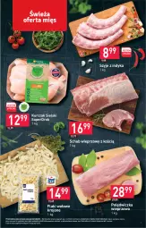 Gazetka promocyjna Stokrotka - Supermarket - Gazetka - ważna od 09.08 do 09.08.2023 - strona 9 - produkty: Kurczak, Warzywa, Polędwiczka wieprzowa, Schab wieprzowy, Owoce, Flaki, Flaki wołowe, Mięso