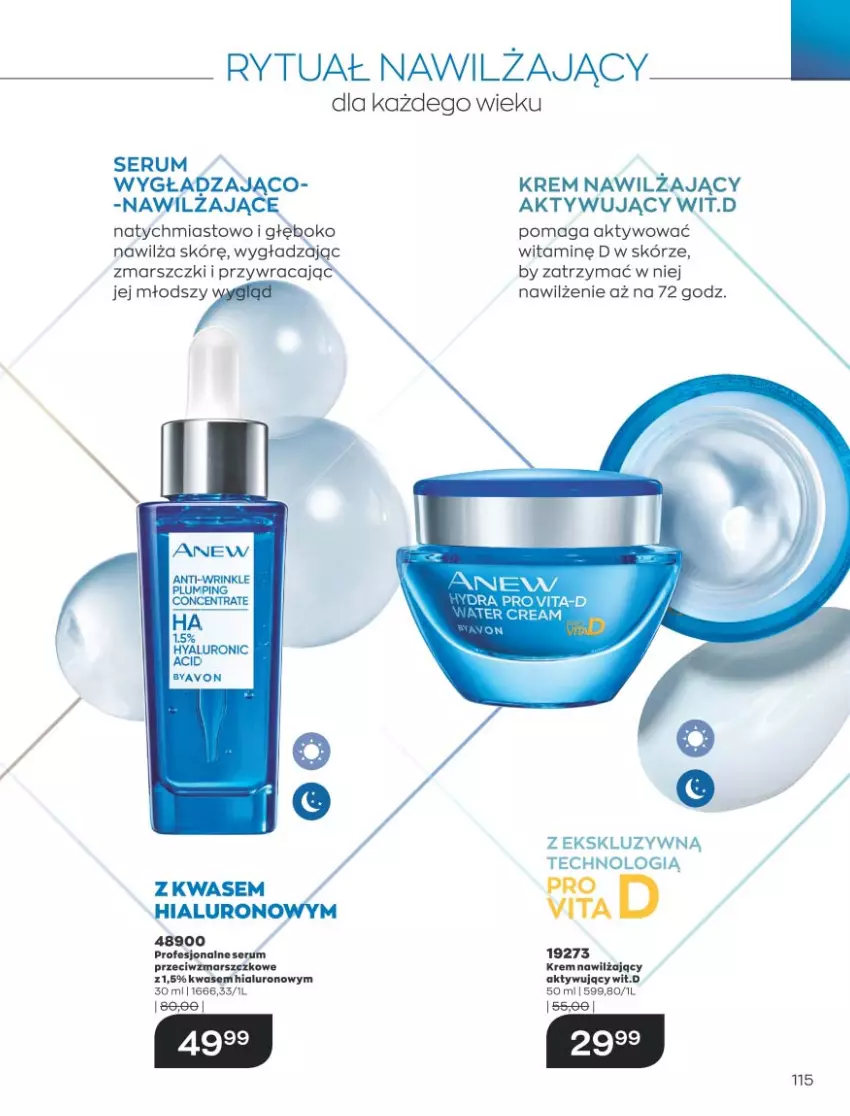 Gazetka promocyjna Avon - Katalog Avon 9/2021 kampania wrzesień - ważna 01.09 do 30.09.2021 - strona 111 - produkty: Anew, Krem nawilżający, Mars, Rum, Ser, Serum