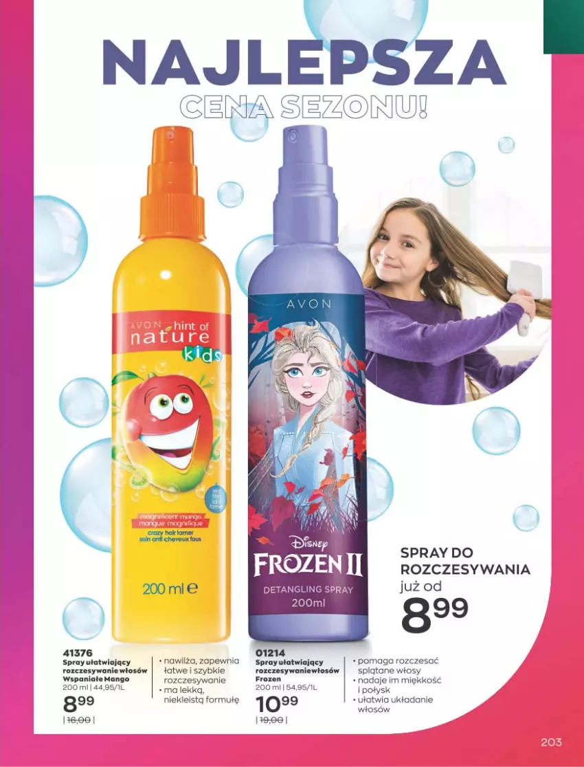 Gazetka promocyjna Avon - Katalog Avon 9/2021 kampania wrzesień - ważna 01.09 do 30.09.2021 - strona 199 - produkty: Frozen, Mango