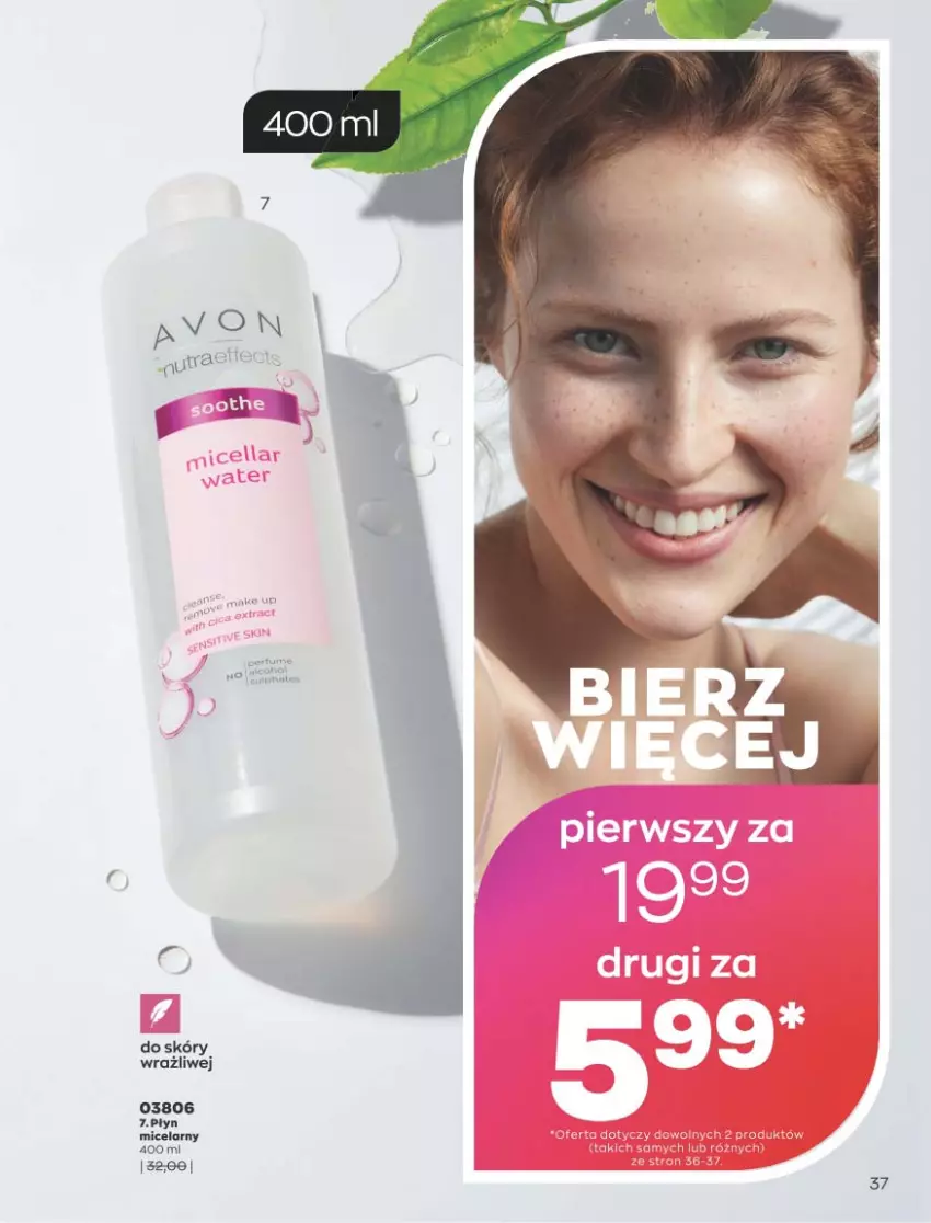 Gazetka promocyjna Avon - Katalog Avon 9/2021 kampania wrzesień - ważna 01.09 do 30.09.2021 - strona 37 - produkty: Płyn micelarny