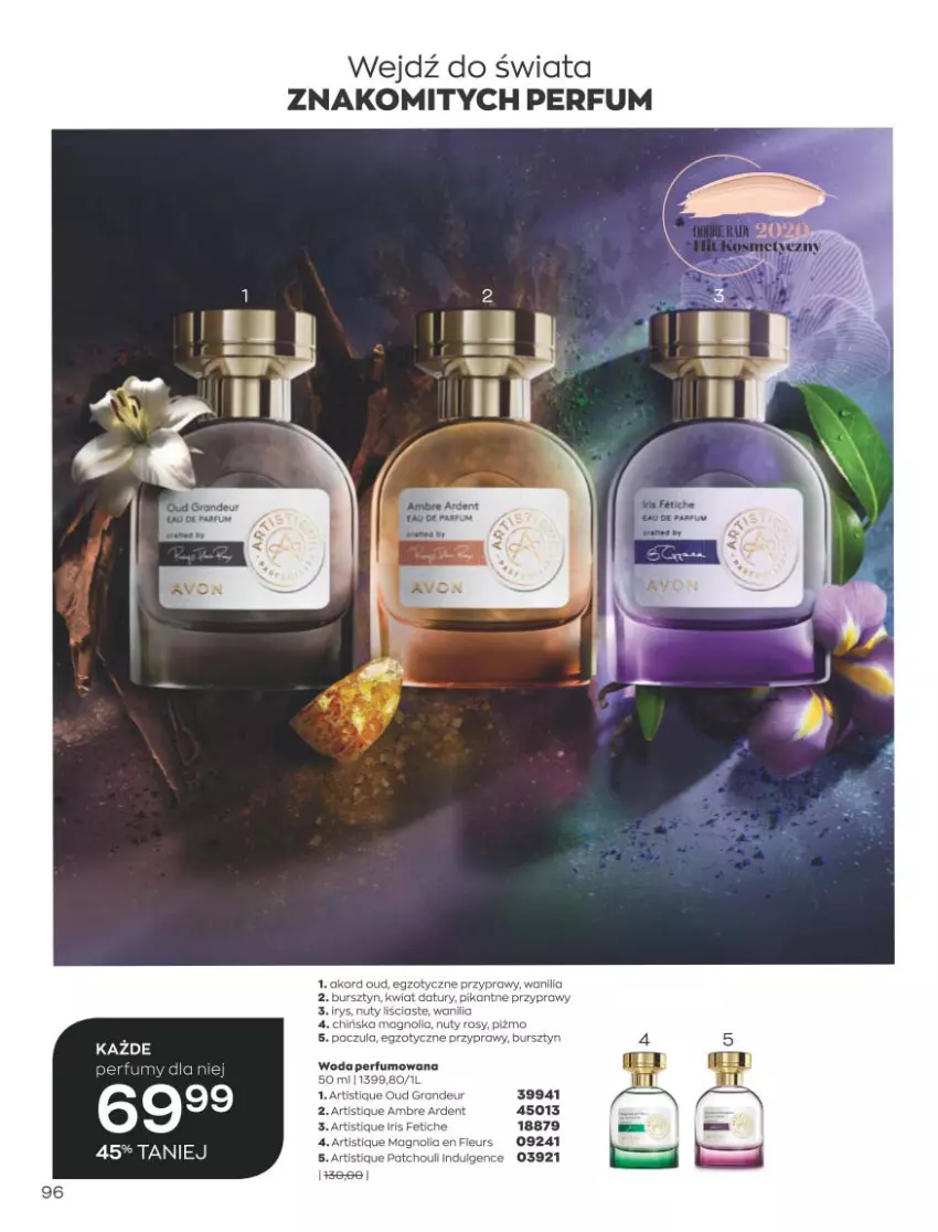 Gazetka promocyjna Avon - Katalog Avon 9/2021 kampania wrzesień - ważna 01.09 do 30.09.2021 - strona 96 - produkty: LG, Perfum, Woda, Woda perfumowana