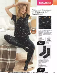 Gazetka promocyjna Avon - Katalog Avon 9/2021 kampania wrzesień - Gazetka - ważna od 30.09 do 30.09.2021 - strona 175 - produkty: Gin, Karp, T-shirt, Skarpetki, Gwiazda, Wełna, Piżama, Fa