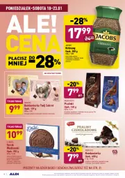 Gazetka promocyjna Aldi - ALE! CENA w ALDI - Gazetka - ważna od 23.01 do 23.01.2021 - strona 18 - produkty: Kawa rozpuszczalna, Ser, Królewski, Kawa, Kret, Tera, Wafle, Moser Roth, E. Wedel, Deser, Jacobs, Kakao