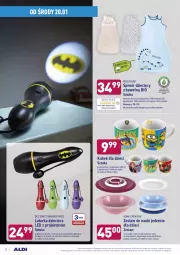Gazetka promocyjna Aldi - ALE! CENA w ALDI - Gazetka - ważna od 23.01 do 23.01.2021 - strona 28 - produkty: Por, Mop, Miseczka, Tera, Tarka, Talerz, Wełna, Dzieci, Latarka, Kubek, Pocopiano, Obraz
