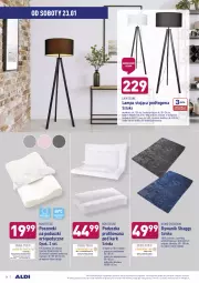 Gazetka promocyjna Aldi - ALE! CENA w ALDI - Gazetka - ważna od 23.01 do 23.01.2021 - strona 34 - produkty: Top, Sok, Rum, Noż, Dywanik, Wełna, Poduszka, Lampa, Dywan