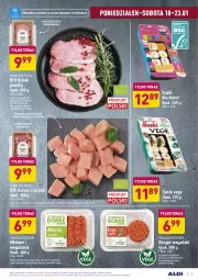 Gazetka promocyjna Aldi - ALE! CENA w ALDI - Gazetka - ważna od 23.01 do 23.01.2021 - strona 5 - produkty: Sok, Sokołów, Lodówka, Tera, Burger, Spaghetti, Sushi, Dzieci, Mięso wieprzowe, Mięso, Fa