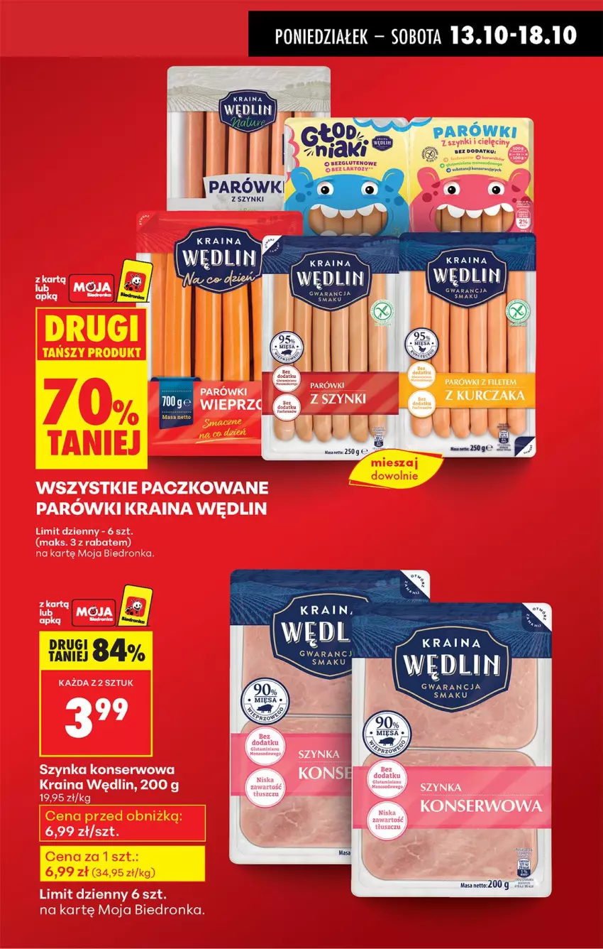 Gazetka promocyjna Biedronka - Od Poniedziałku - ważna 13.10 do 18.10.2025 - strona 7 - produkty: Fa, Parówki