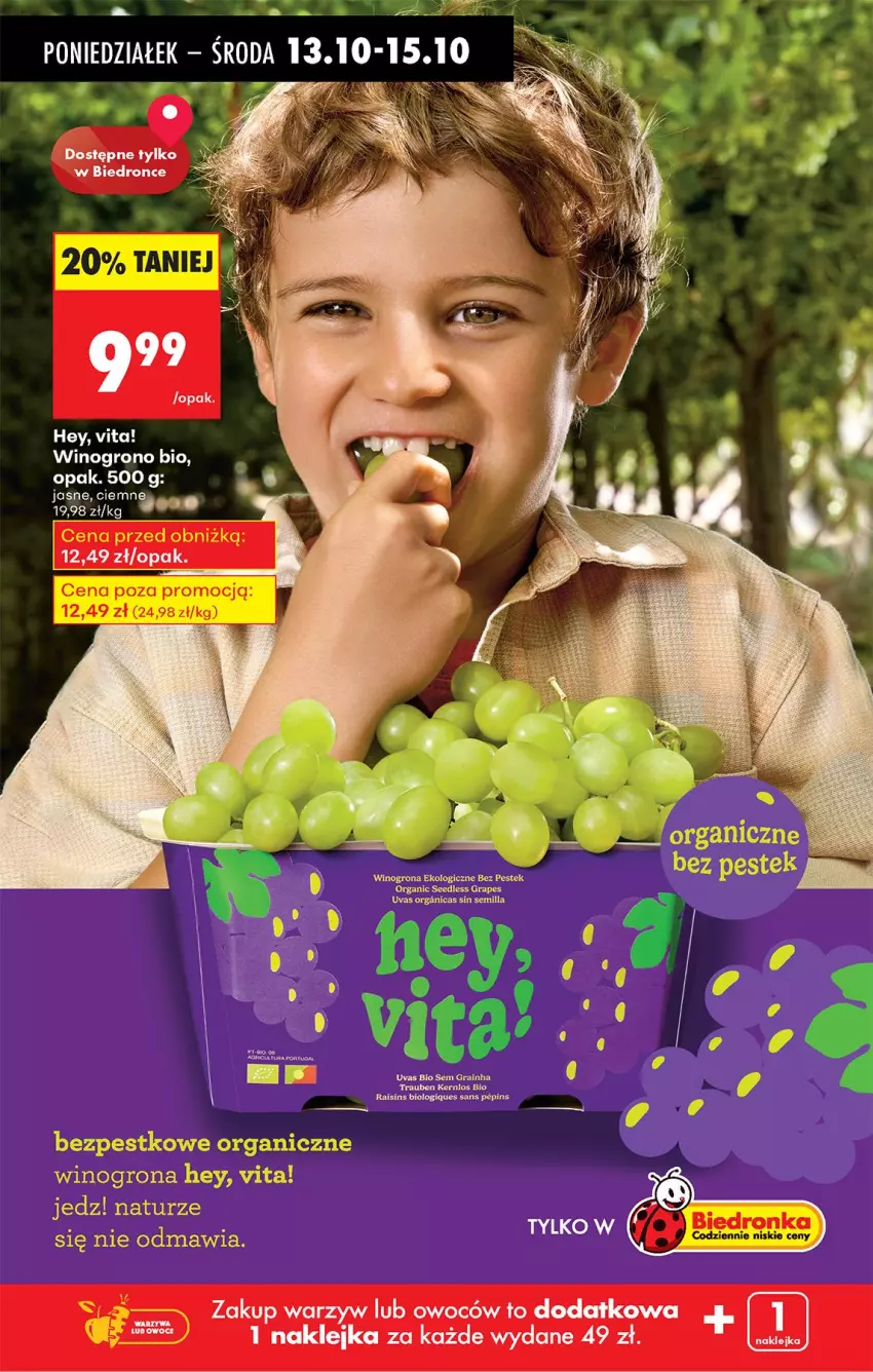 Gazetka promocyjna Biedronka - Od Poniedziałku - ważna 13.10 do 18.10.2025 - strona 82 - produkty: Fa, Gra, Klej, Stek, Wino, Winogrona