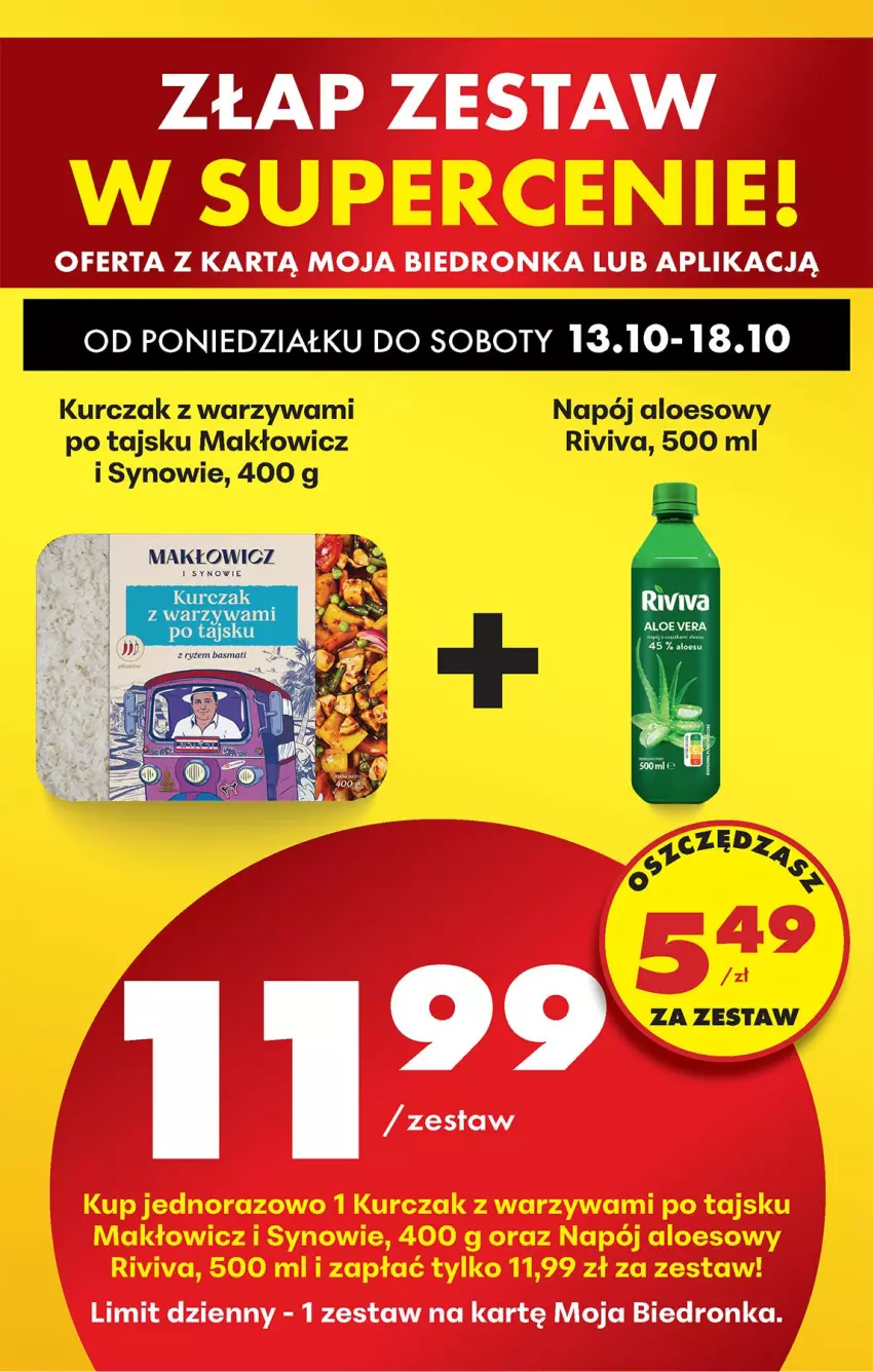 Gazetka promocyjna Biedronka - Od Poniedziałku - ważna 13.10 do 18.10.2025 - strona 86 - produkty: Kurczak, Napój, Warzywa