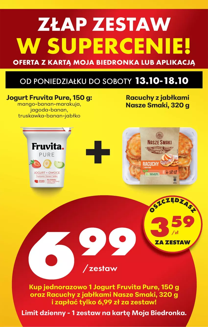 Gazetka promocyjna Biedronka - Od Poniedziałku - ważna 13.10 do 18.10.2025 - strona 87 - produkty: Jabłka, Jogurt, Mango, Pur