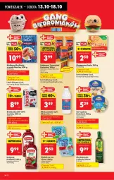 Gazetka promocyjna Biedronka - Od Poniedziałku - Gazetka - ważna od 18.10 do 18.10.2025 - strona 42 - produkty: Ser topiony, Ketchup, Kujawski, Top, Ser, Gra, Mlekovita, Tarczyński, Margaryna, Morliny, Hochland, Kabanos, Pudliszki, Kasia, Olej, Kiełbasa, Lisner, Mleko