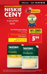 Gazetka promocyjna Biedronka - Od Poniedziałku - Gazetka - ważna od 18.10 do 18.10.2025 - strona 5 - produkty: Ser, Podlaski, Gouda