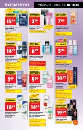 Gazetka promocyjna Biedronka - Od Poniedziałku - Gazetka - ważna od 18.10 do 18.10.2025 - strona 65 - produkty: Nivea Men, Gra, Pantene, Krem do rąk, Taft, Zmywacz do paznokci, Venus, Szynka, Szampon, Syoss, Gillette, Maszynka, Be Be, Odżywka, Woda, Nivea, Farba do włosów, Fa