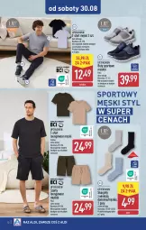 Gazetka promocyjna Aldi - Artykuły przemysłowe i tekstylia - Gazetka - ważna od 30.08 do 30.08.2025 - strona 12 - produkty: Top, Por, Buty, Szorty, Karp, T-shirt, Sport, Fa
