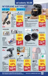 Gazetka promocyjna Aldi - Artykuły przemysłowe i tekstylia - Gazetka - ważna od 30.08 do 30.08.2025 - strona 9 - produkty: Odkurzacz, Sok, Organizer, Pojemnik, Warka, Tarka, Dres, Wkręt, Robot, Wkrętarka, Haczyk, Piekarnik, Patelnia, Akumulator, Fa