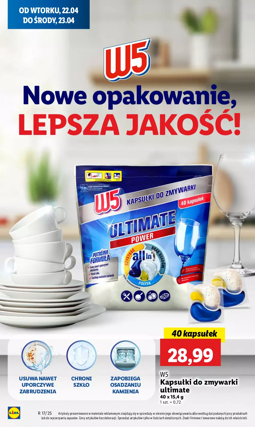 Gazetka promocyjna Lidl - GAZETKA - ważna 22.04 do 23.04.2025 - strona 58 - produkty: Por, Zmywarki
