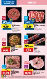 Gazetka promocyjna Lidl - GAZETKA - Gazetka - ważna od 23.04 do 23.04.2025 - strona 18 - produkty: Mięso mielone, Por, Królik, Tusz, Burger, Flaki, Flaki wołowe, Mięso