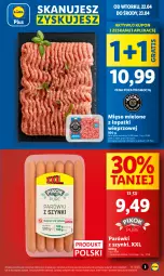 Gazetka promocyjna Lidl - GAZETKA - Gazetka - ważna od 23.04 do 23.04.2025 - strona 3 - produkty: Mięso mielone, Mięso mielone z łopatki wieprzowej, Gra, Parówki, Parówki z szynki, Mięso