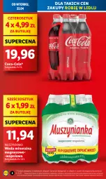 Gazetka promocyjna Lidl - GAZETKA - Gazetka - ważna od 23.04 do 23.04.2025 - strona 8 - produkty: Mus, Coca-Cola, Muszynianka, Woda mineralna, Woda, Magnez
