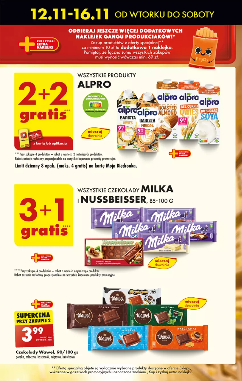 Gazetka promocyjna Biedronka - Od Poniedziałku - ważna 12.11 do 16.11.2024 - strona 43 - produkty: Alpro, Fa, Gra, Klej, Kosz, Milka, Por, Ser, Wawel