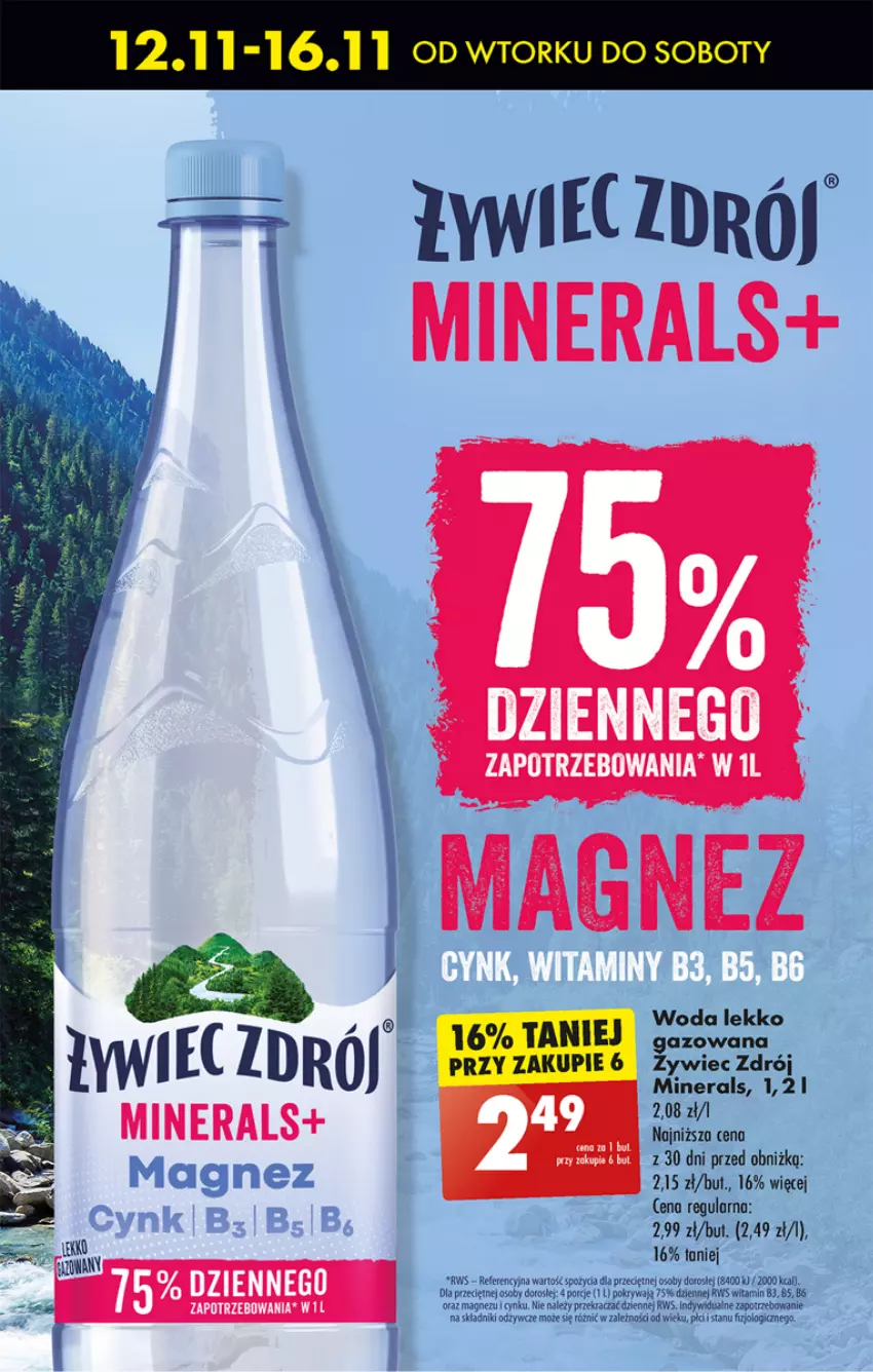 Gazetka promocyjna Biedronka - Od Poniedziałku - ważna 12.11 do 16.11.2024 - strona 55 - produkty: Cynk, K2, Magnez, Pokrywa, Por, Woda