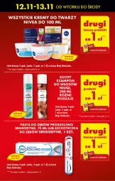 Gazetka promocyjna Biedronka - Od Poniedziałku - Gazetka - ważna od 16.11 do 16.11.2024 - strona 21 - produkty: Szczoteczka do zębów, Pasta do zębów, Szampon, Sensodyne, Niuqi, Nivea, Szczoteczka, Fa