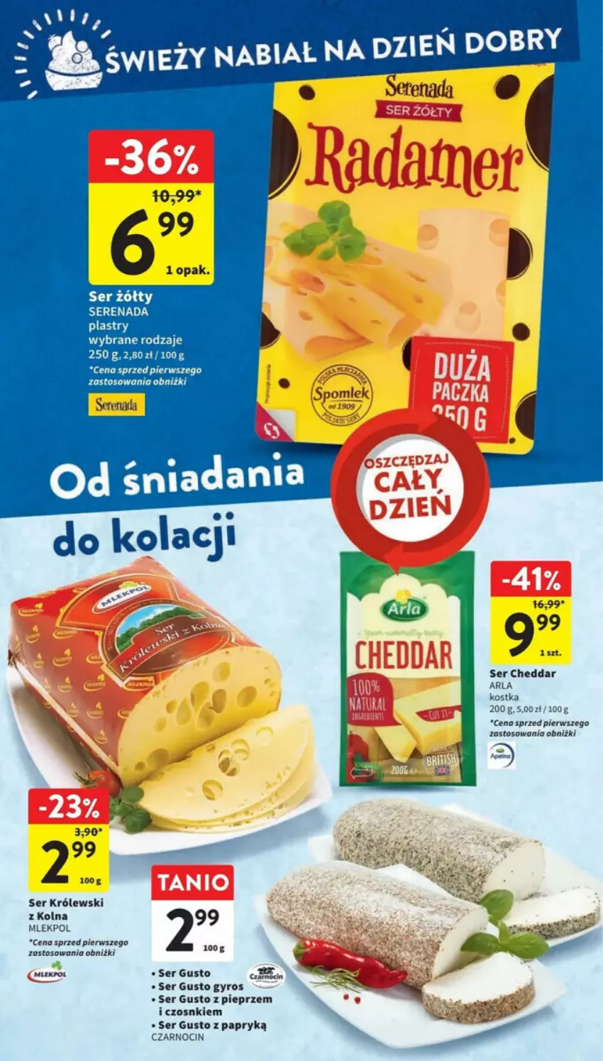 Gazetka promocyjna Intermarche - ważna 11.01 do 17.01.2024 - strona 13 - produkty: Cheddar, Gyros, Królewski, Pieprz, Ser