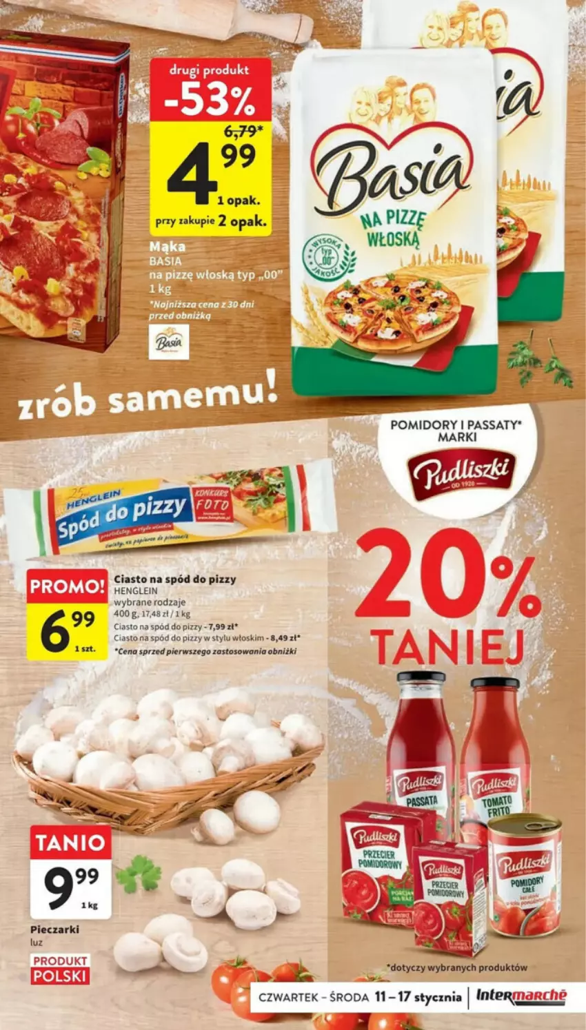 Gazetka promocyjna Intermarche - ważna 11.01 do 17.01.2024 - strona 16 - produkty: Piec, Pomidory, Spód do pizzy