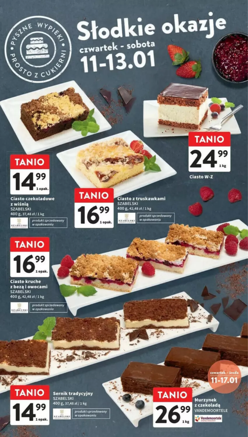 Gazetka promocyjna Intermarche - ważna 11.01 do 17.01.2024 - strona 18 - produkty: Ciasto czekoladowe, Murzynek