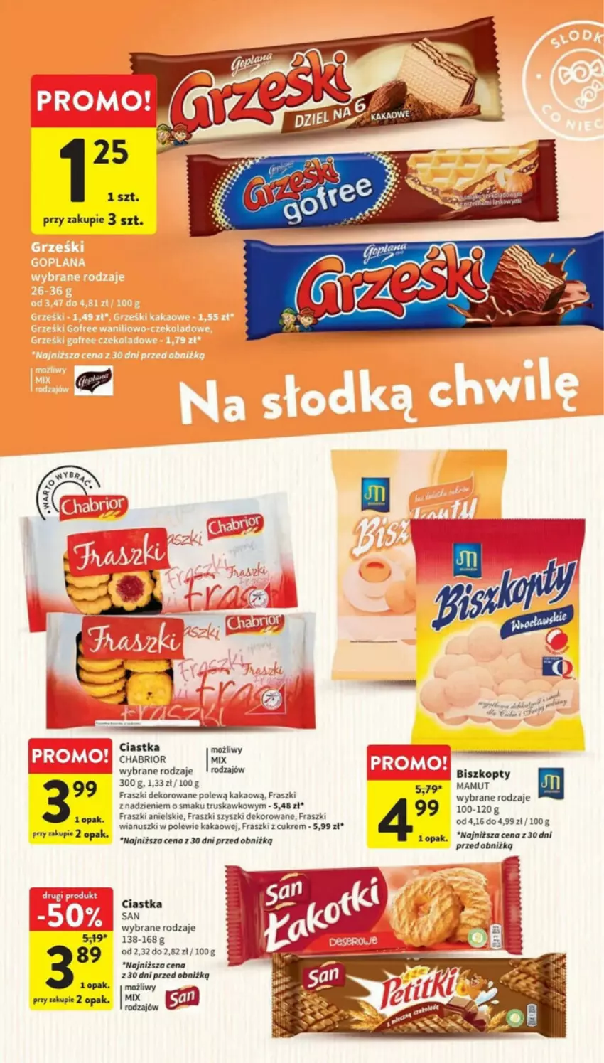 Gazetka promocyjna Intermarche - ważna 11.01 do 17.01.2024 - strona 21 - produkty: Biszkopty, Chabrior, Ciastka, Fa, Kakao