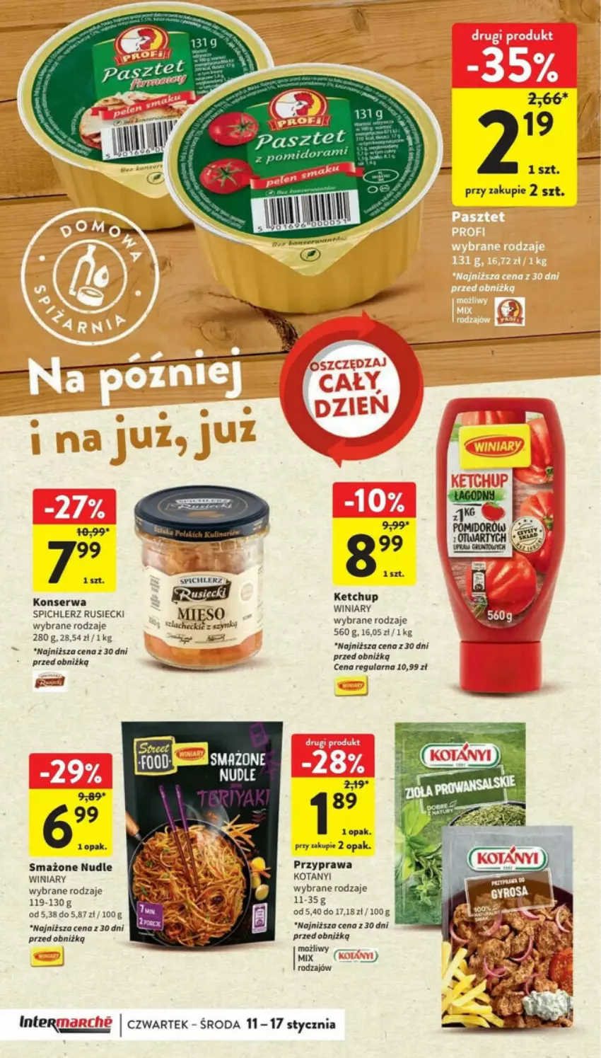 Gazetka promocyjna Intermarche - ważna 11.01 do 17.01.2024 - strona 24 - produkty: Fa, Pasztet, Ser, Spichlerz Rusiecki, Winiary