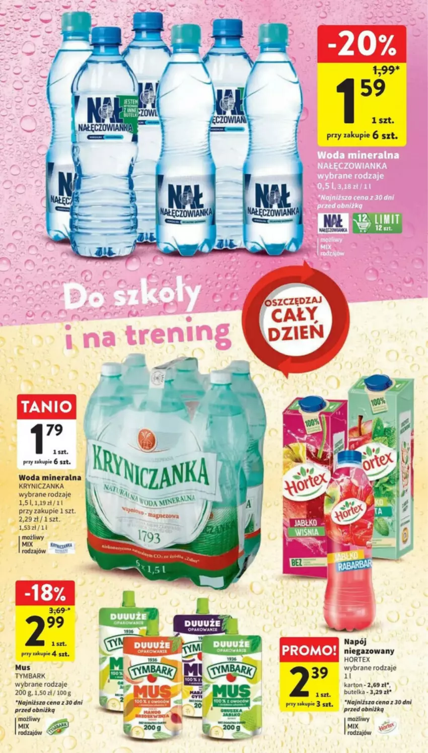 Gazetka promocyjna Intermarche - ważna 11.01 do 17.01.2024 - strona 26 - produkty: Mus, Napój, Napój niegazowany, Tymbark