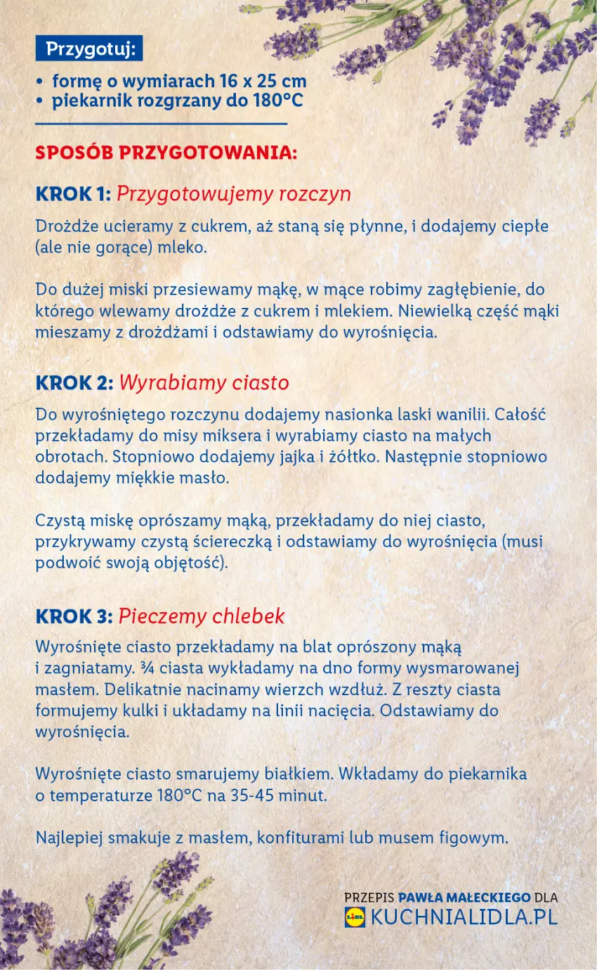 Gazetka promocyjna Lidl - TYDZIEŃ W STYLU FRANCUSKIM - ważna 21.06 do 25.06.2021 - strona 5 - produkty: Chleb, Drożdże, Konfitura, Masło, Mikser, Mleko, Mus, Piec, Piekarnik, Ser, Top