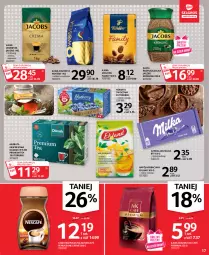 Gazetka promocyjna Selgros - Oferta spożywcza - Gazetka - ważna od 26.05 do 26.05.2021 - strona 17 - produkty: Nescafé, Kawa rozpuszczalna, BIC, Kawa ziarnista, Kawa mielona, Kawa, Dilmah, Jacobs Krönung, Czekolada, Jacobs, Woseba, Herbata, Napój, Milka, Herbata owocowa, Fa