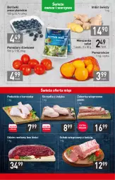Gazetka promocyjna Stokrotka - Market - Gazetka - ważna od 16.02 do 16.02.2022 - strona 3 - produkty: Kurczak, Pomarańcze, Siatka, Sałat, Schab wieprzowy, Udziec wołowy, Mieszanka sałat, Pomidory, Imbir