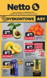 Gazetka promocyjna Netto - Netto Gazetka Food 43/24B - Gazetka - ważna od 30.10 do 30.10.2024 - strona 1 - produkty: Mięso mielone, Mięso mielone z łopatki wieprzowej, Pepsi max, Kawa ziarnista, Dallmayr, Mirinda, Kawa, Siatka, Pepsi, Mięso