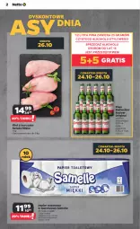 Gazetka promocyjna Netto - Netto Gazetka Food 43/24B - Gazetka - ważna od 30.10 do 30.10.2024 - strona 2 - produkty: Piwa, Piwo, Kurczak, Ser, Gin, Gra, Papier, Papier toaletowy