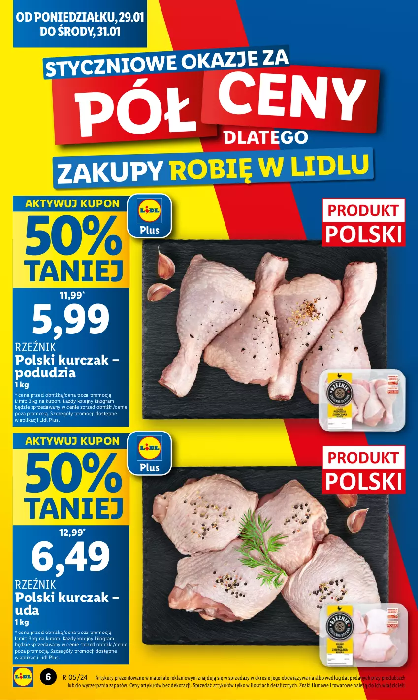 Gazetka promocyjna Lidl - GAZETKA - ważna 29.01 do 31.01.2024 - strona 10 - produkty: Gra, Kurczak, Olej